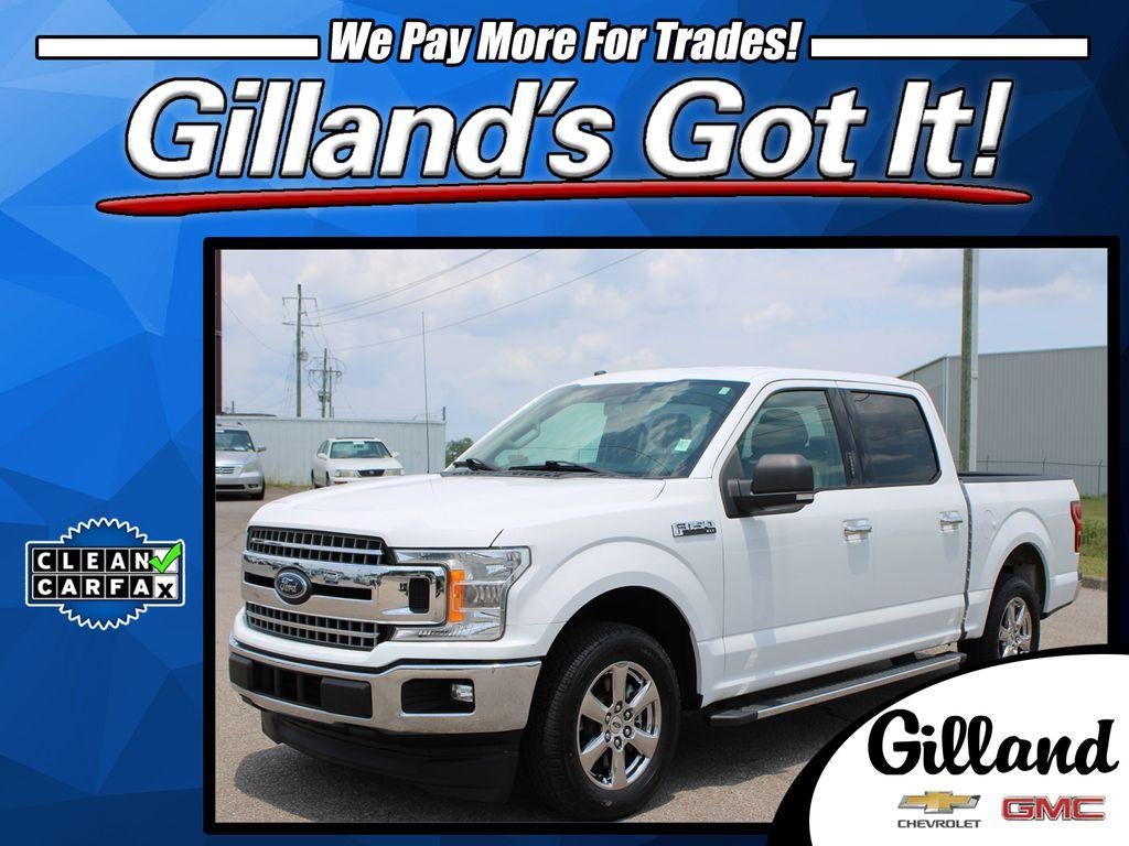 2018 Ford F-150 XL in White — front three-quarter view