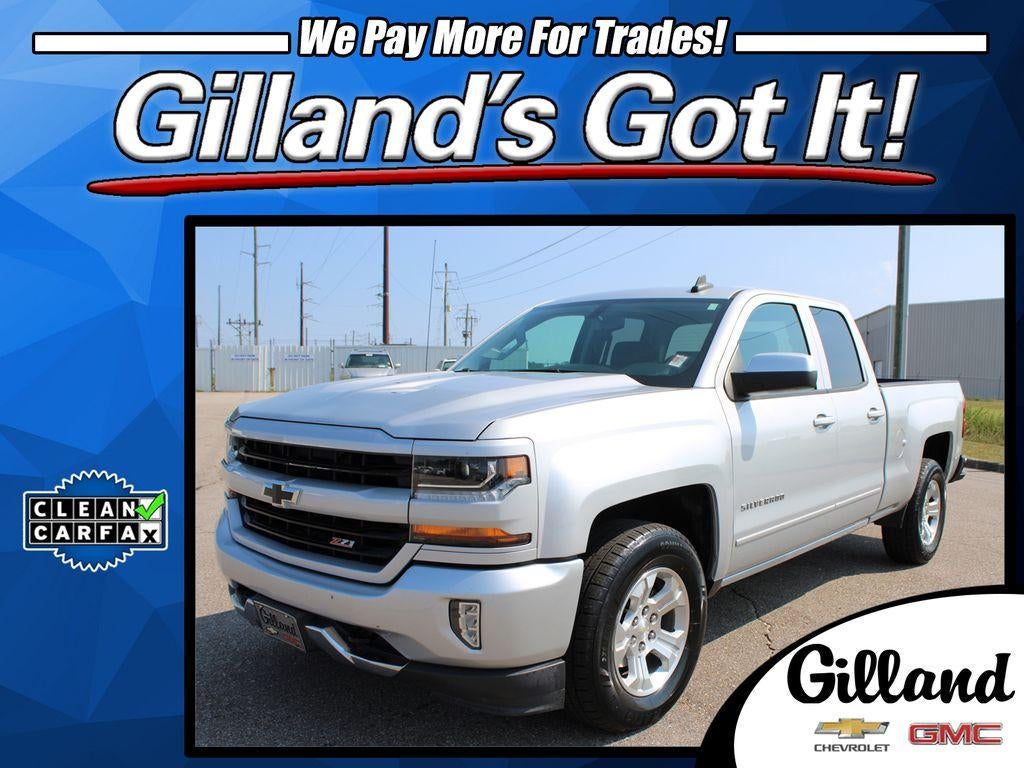 2018 Chevrolet Silverado 1500 LT in Silver Ice Metallic — front three-quarter view