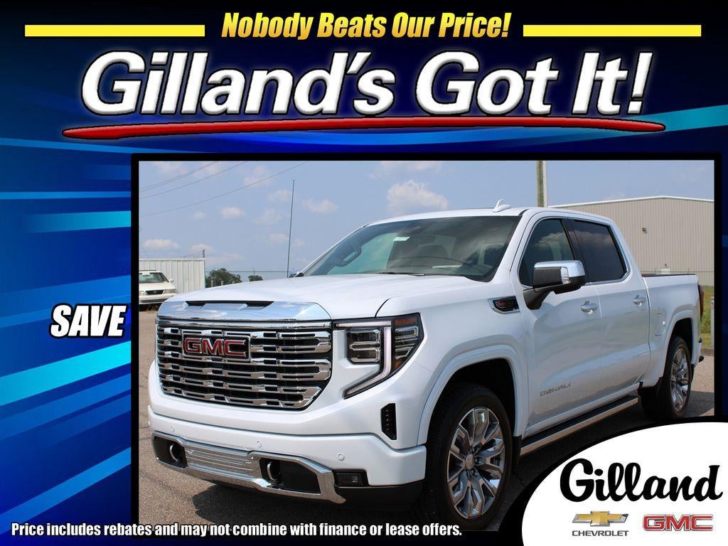 2026 GMC Sierra 1500 Denali in Glacier White Tricoat — front three-quarter view