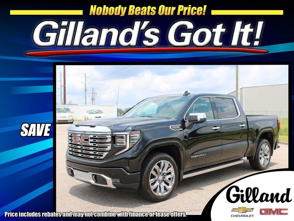 2026 GMC Sierra 1500 Denali in Onyx Black — front three-quarter view