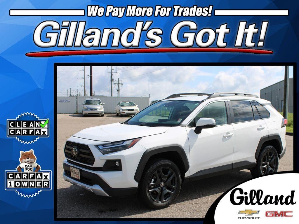 2024 Toyota RAV4 Adventure in White — front three-quarter view