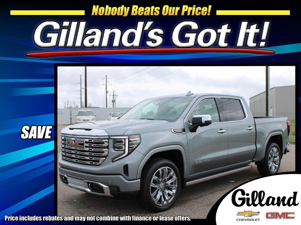 2026 GMC Sierra 1500 Denali in Sterling Metallic — front three-quarter view