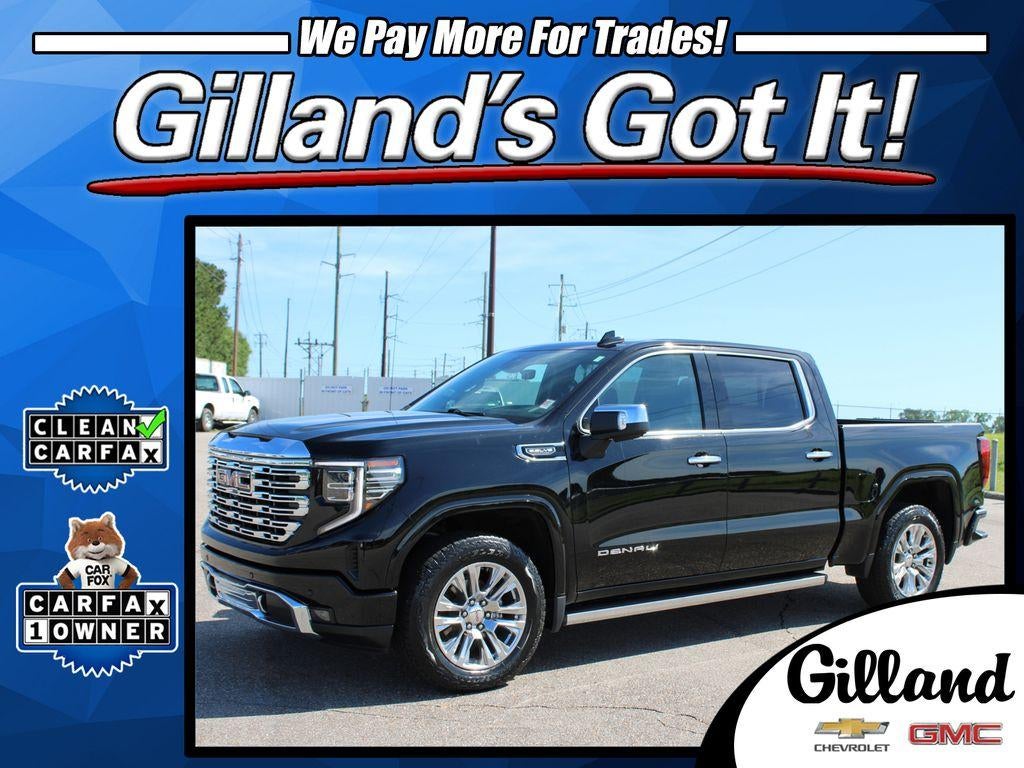 2024 GMC Sierra 1500 Denali in Onyx Black — front three-quarter view