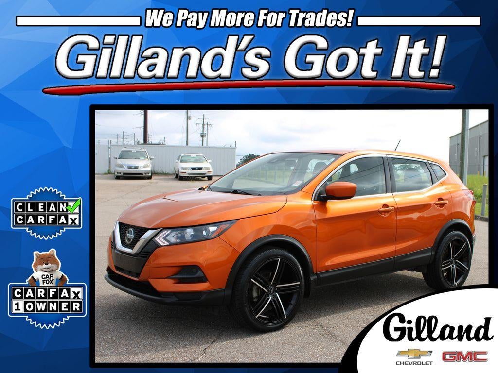 2022 Nissan Rogue Sport S in Orange — front three-quarter view
